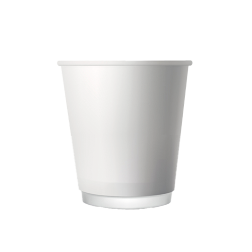 8 OZ Beyaz Double Wall Karton Bardak (25’li Paket)