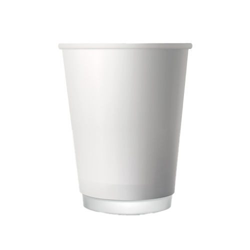 14 OZ Beyaz Double Wall Karton Bardak (25’li Paket)