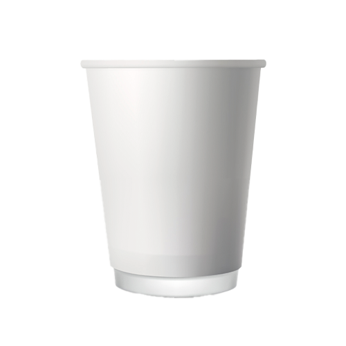 14 OZ Beyaz Double Wall Karton Bardak (25’li Paket)