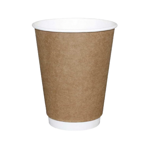 14 OZ Kraft Double Wall Karton Bardak (25’li Paket)