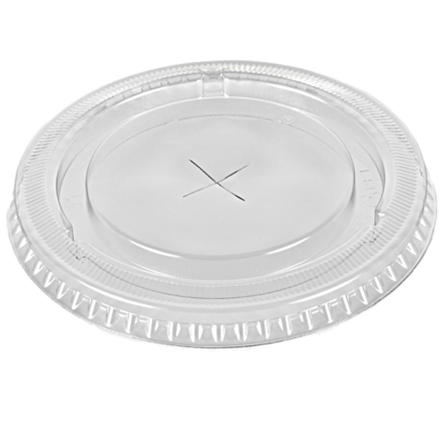 80 Çap Artı Delikli Düz Kapak PET Şeffaf (100’lü Paket)