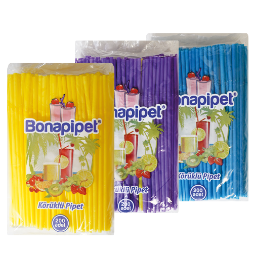 5 mm × 22 cm Körüklü Pipet (200’lü Paket)