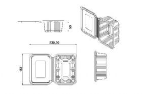 Sızdırmaz Kap 600 cc