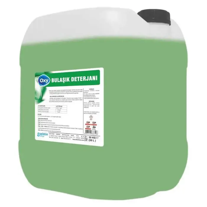 20 KG OXY SIVI BULAŞIK DETERJANI YEŞİL/LİMONLU
