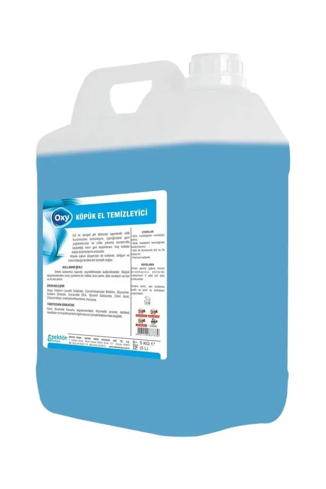 5 KG OXY SIVI EL YIKAMA MADDESİ ECO MAVİ