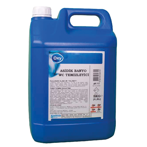 5 KG OXY ASİDİK BANYO WC TEMİZLEYİCİ SIVI
