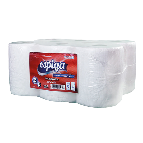 2,5 KG ESPİGA 21 CM FOTOSELLİ HAVLU 6*41 MT PK 6 RULO